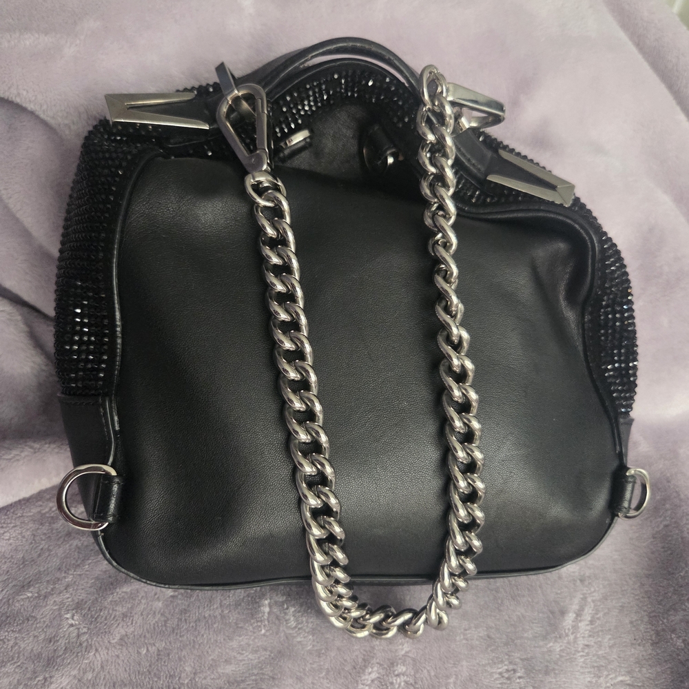 Versace Collection Black Studded Backpack - Picture 8 of 14